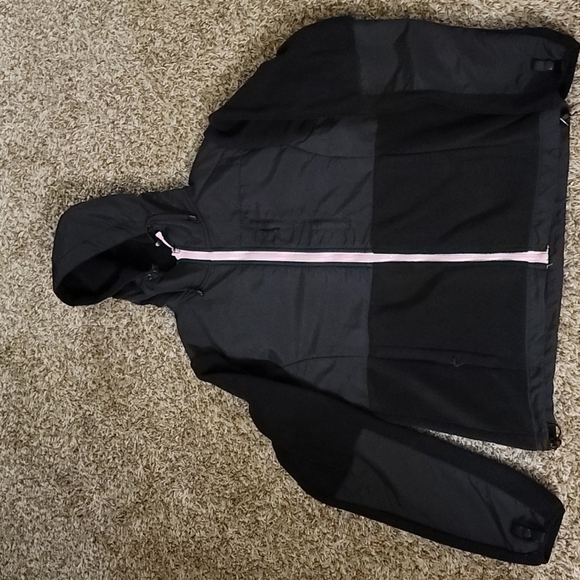 Mountain Fog Jackets & Blazers - Women's Black Mountain Fog Fleece Jacket With Hood Size Small